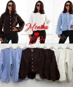 Swetry Damskie WŁOSKA,Size uni,paczka 6szt, mix kolor