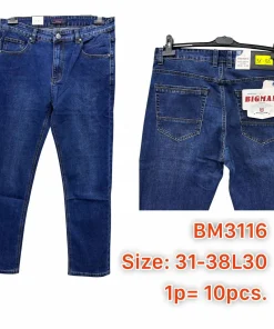Spodnie JEANSOWE MĘSKA,size 31-38,Paczka 10szt, 1kolor