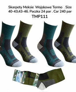 Skarpety MĘSKIE,Size 40-46,paczka 24szt, mix kolor