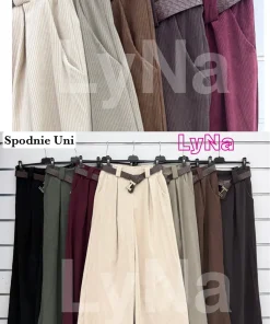 Spodnie Damskie WŁOSKA,Size uni,paczka 6szt, mix kolor
