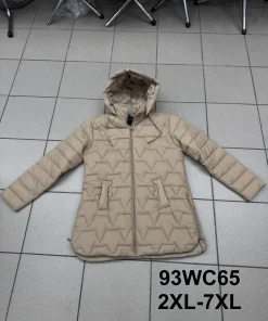 Kurtki damskie,size 2xl-7xl,paczka 6szt ,1kolor