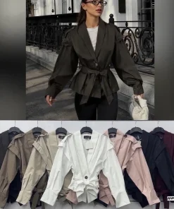Kurtki Damskie WŁOSKA,Size uni,paczka 6szt, mix kolor