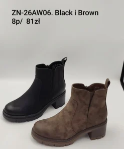 Buty Botki DAMSKIE 36-41 8par)