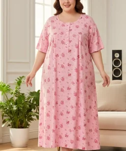 Koszule nocne damskie,size 4-8xl, Paczka 10szt ,mix kolor