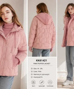 Kurtki damskie ,size m-3xl,Paczka 5szt ,1 kolor