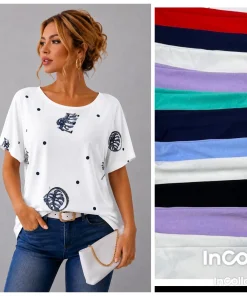Bluzki Damskie,Size 2xl/3xl-4xl/5xl,paczka 12szt, mix kolor
