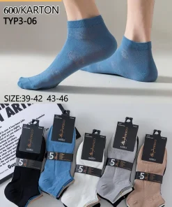 Stopki MĘSKIE,Size 39-46,paczka 40szt, mix kolor