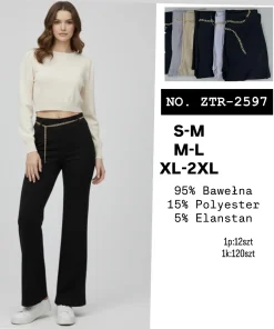Spodnie damskie ,size s/m-xl/2xl ,Paczka 12szt,mix kolor