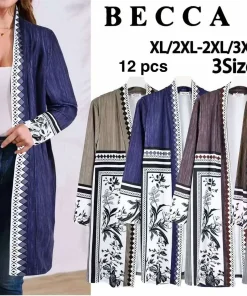 Narzutki damskie, size xl/2xl-3/4xl,paczka 12szt,mix kolor
