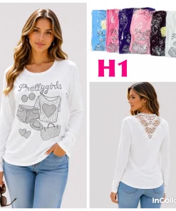 Bluzki damskie,size m/l-xl/2xl,paczka 12szt ,mix kolor