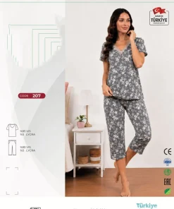 Piżama Damskie,Size 2xl-4xl,paczka 6szt, 1 kolor