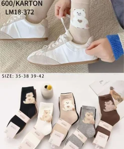 Skarpety Damskie, size 35-42,Paczka 40szt, mix kolor