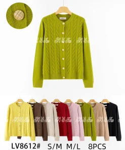 Swetry Damskie,size s/m-m/l,paczka 8szt ,mix kolor