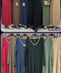 Sukienki Damskie WŁOSKA,Size uni,paczka 6szt, mix kolor