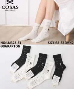 Skarpety Damskie, size 35-42,Paczka 40szt, mix kolor