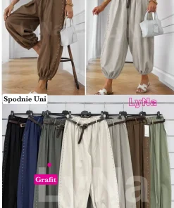 Spodnie damskie, size uni,paczka 6szt,mix kolor