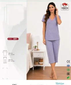 Piżama Damskie,Size 2xl-4xl,paczka 6szt, 1 kolor