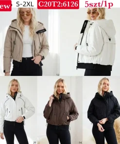 Kurtki Damskie,Size s-2xl,paczka 5szt, 1 kolor