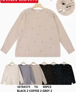 Swetry Damskie,Size uni,paczka 10szt, mix kolor