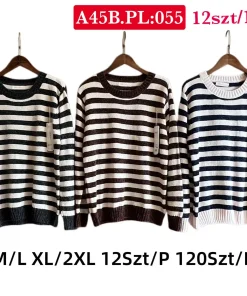 Swetry damskie,Size m/l-xl/2xl,paczka 12szt, mix kolor