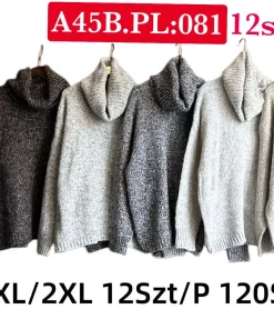 Swetry damskie,Size m/l-xl/2xl,paczka 12szt, mix kolor