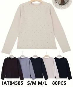 Swetry Damskie,Size s/m-m/l,paczka 10szt, mix kolor