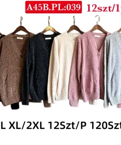 Swetry damskie,Size m/l-xl/2xl,paczka 12szt, mix kolor