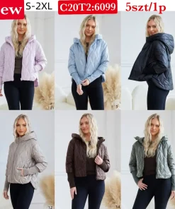 Kurtki Damskie,Size s-2xl,paczka 5szt, 1 kolor