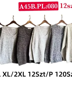 Swetry damskie,Size m/l-xl/2xl,paczka 12szt, mix kolor