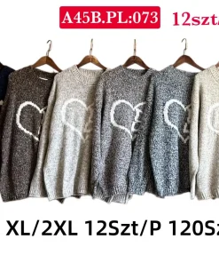 Swetry damskie,Size m/l-xl/2xl,paczka 12szt, mix kolor