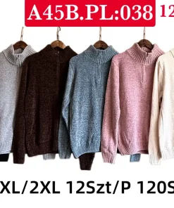 Swetry damskie,Size m/l-xl/2xl,paczka 12szt, mix kolor