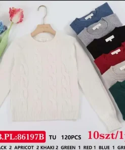 Swetry Damskie,Size uni,paczka 10szt, mix kolor