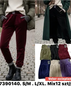 Spodnie Damskie, size s/m-l/xl,Paczka 12szt, mix kolor