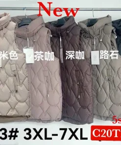 Kamizelki Damskie,Size 3xl-7xl,paczka 5szt, 1 kolor