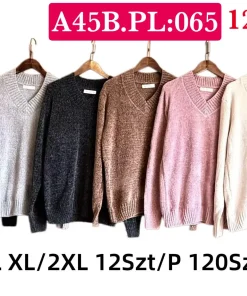 Swetry damskie,Size m/l-xl/2xl,paczka 12szt, mix kolor