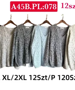 Swetry damskie,Size m/l-xl/2xl,paczka 12szt, mix kolor