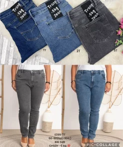 Jeansy Damskie,Size 50-60,paczka 10szt, 1 kolor