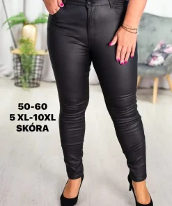 Spodnie skórzane Damskie,Size 50-60,paczka 10szt, 1 kolor