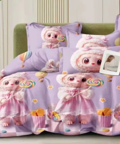 Komplet pościeli 3D 100% satyna - bawełna 3 Częściowy Rozmiar :160/200