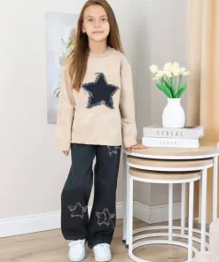 Komplety DZIECIĘCA ,size 3/4-9/10lat,Paczka 5szt, 1kolor
