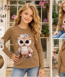 Bluzki DZIECIĘCA,size 4-14lat,Paczka 6szt ,1 kolor