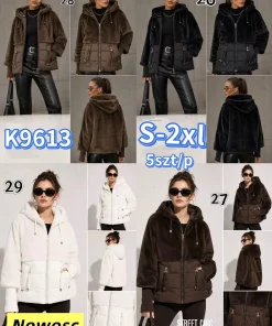 Kurtki damskie,size s-2xl,paczka 5szt,1kolor