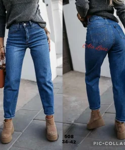 Jeansy Damskie,size 34-42,Paczka 12szt,1kolor