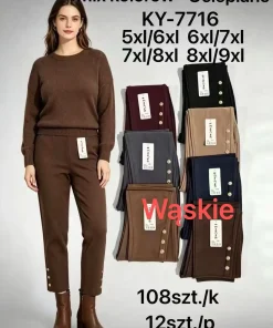 Spodnie Damskie,size 5/6-8/9xl,paczka 12szt,mix kolor