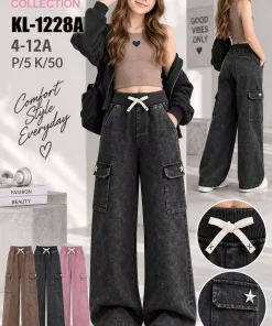 Spodnie JEANSY DZIECIĘCA,size 4-12lat,Paczka 5szt ,1kolor