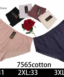 Majtki Damskie,size xl-3xl,paczka 24szt,mix kolor