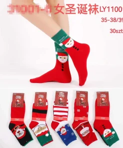Skarpety Damskie,size 35-41,Paczka 30szt,mix kolor