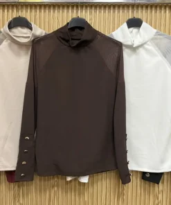 Bluzki Damskie WŁOSKA,Size uni,paczka 6szt, mix kolor