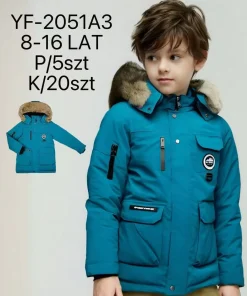 Kurtki DZIECIĘCA,size 8-16lat,paczka 5szt,1kolor