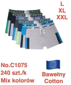 Bokserki MĘSKIE,size m-2xl,Paczka 24szt ,mix kolor